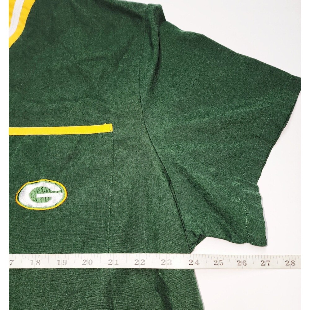 Green Bay Packers NFL Team Apparel Scrubs Pair Top & Bottom Men's Large EUC - Picture 7 of 15